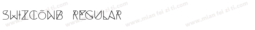 SwizConb Regular字体转换